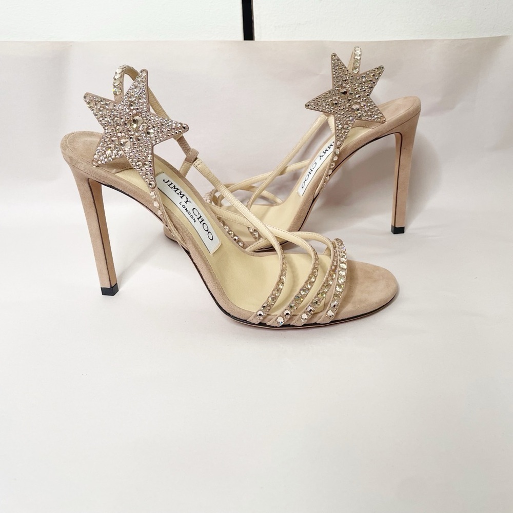 Jimmy Coo Lynn Crystal Stars Heel - Picture 6 of 11